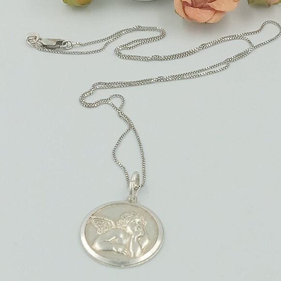 Art Nouveau ST RAPHAELS ANGEL Charm - Picture 8 of 14